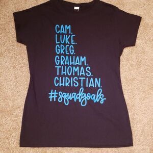 Carolina Panthers Squad Goals tee sz M & L
